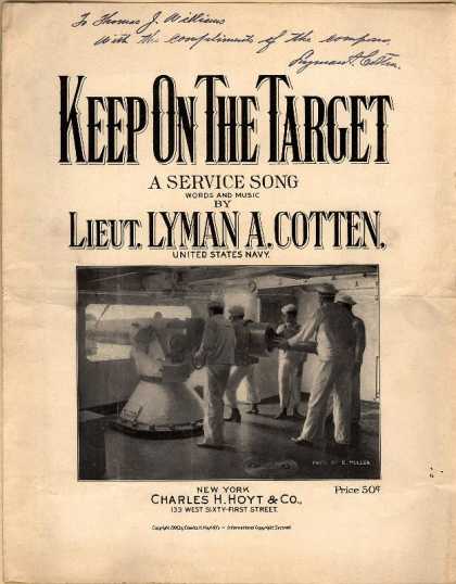 Sheet Music - Keep on the target; A service song