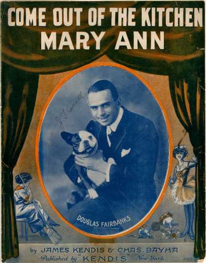 Sheet Music - Come out of the kitchen Mary Ann