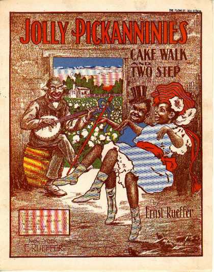 Sheet Music - Jolly pickanninies; Cake walk and two step