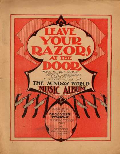 Sheet Music - Leave your razors at the door