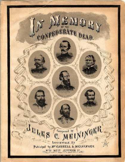 Sheet Music - Requiem; In memory of the confederate dead