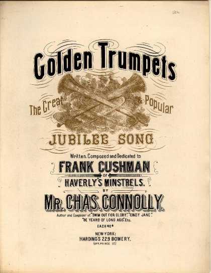 Sheet Music - Golden trumpets; The great popular jubilee song