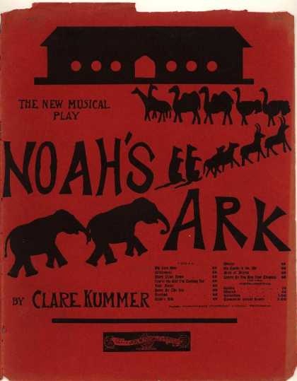 Sheet Music - My very own; Noah's ark