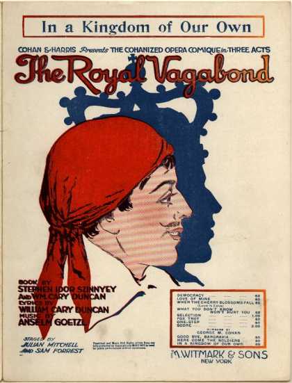 Sheet Music - In a kingdom of own own; Royal vagabond