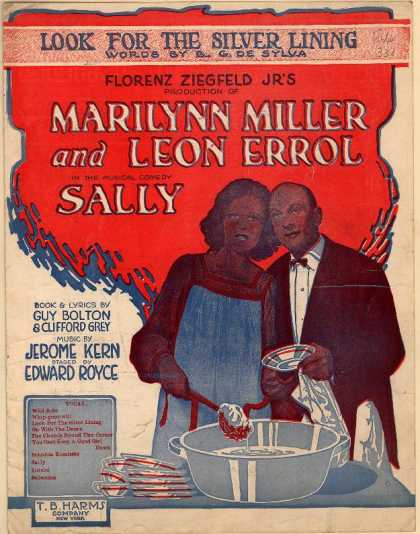 Sheet Music - Look for the silver lining; Sally
