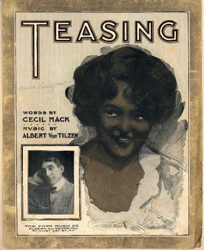 Sheet Music - Teasing; I was only, only teasing you