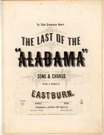 Sheet Music - The last of the Alabama
