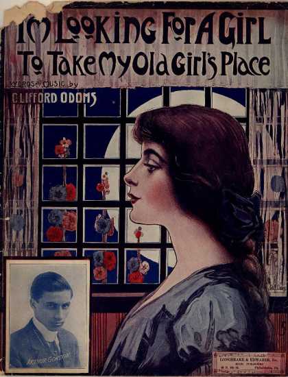 Sheet Music - I'm looking for a girl to take my old girl's place