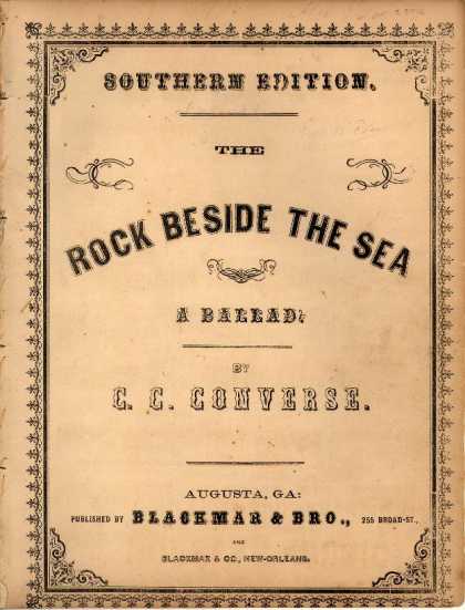 Sheet Music - Rock beside the sea