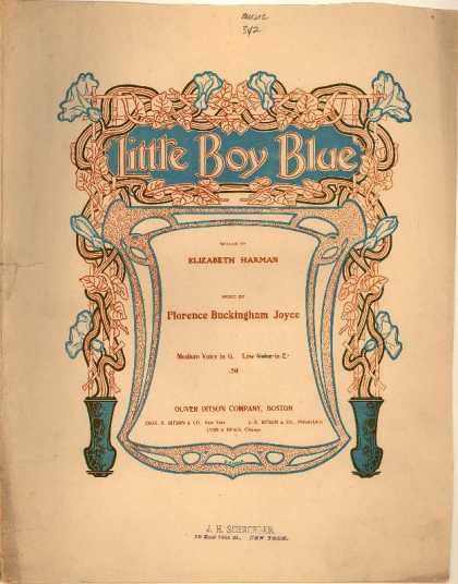 Sheet Music - Little boy blue