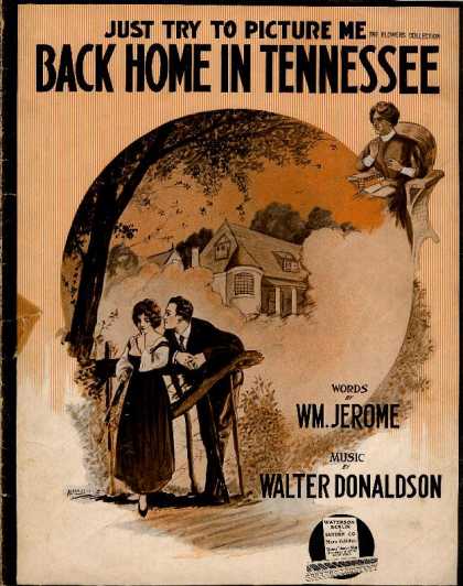 Sheet Music - Just try to picture me down home in Tennessee