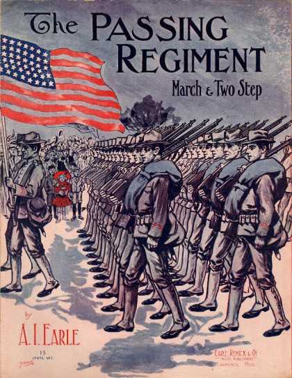 Sheet Music - The passing regiment