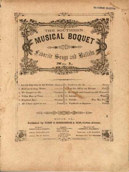 Sheet Music - Let me kiss him for his mother