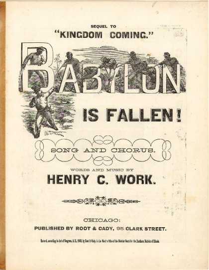 Sheet Music - Babylon is fallen!; Sequel to Kingdom coming