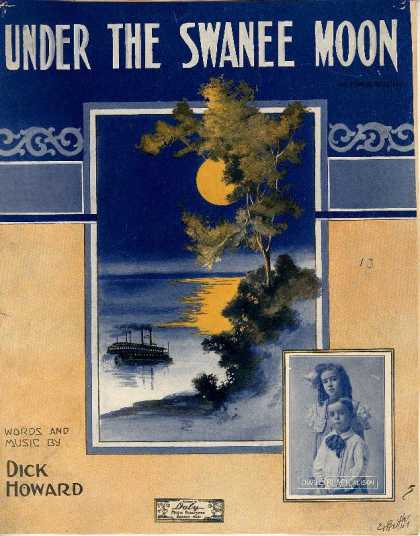 Sheet Music - Under the Swanee moon