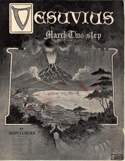 Sheet Music - Vesuvius march two-step