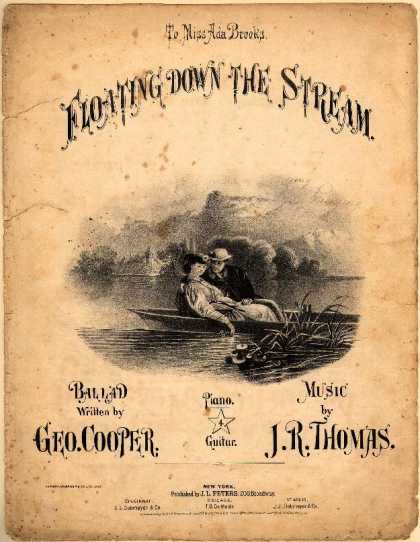 Sheet Music - Floating down the stream