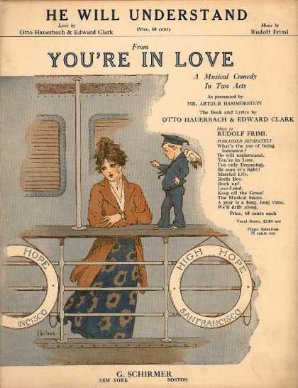 Sheet Music - He will understand; You're in love