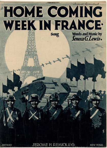 Sheet Music - Home coming week in France