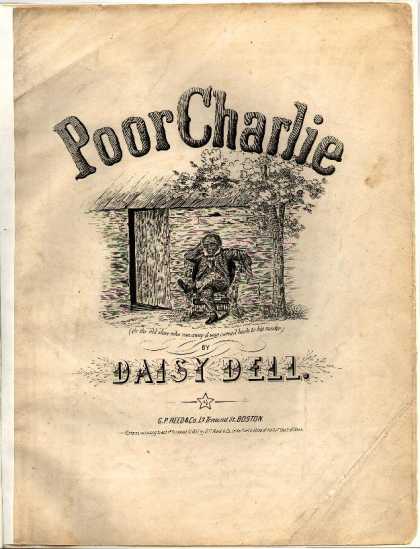 Sheet Music - Poor Charlie; Old slave who ran away & was carried back to his master