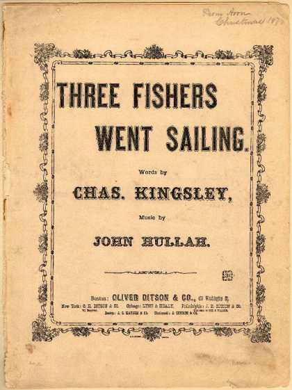 Sheet Music - Three fishers went sailing