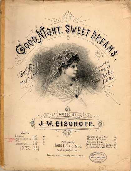 Sheet Music - Good night, sweet dreams; Gut' Nacht, mein Lieb'