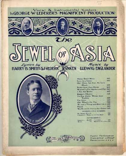 Sheet Music - Everybody wants to see the baby; Jewel of Asia