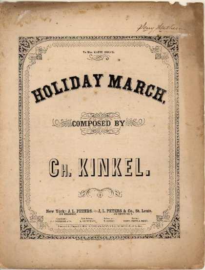 Sheet Music - Holiday March