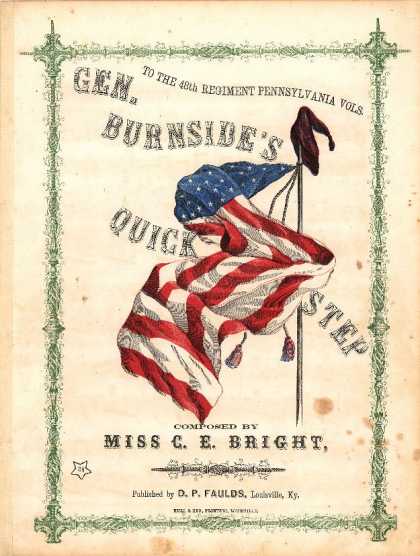 Sheet Music - Gen. Burnside's quick step; Burnside quickstep