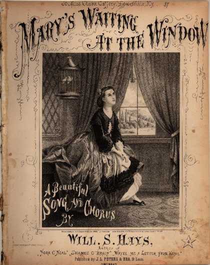 Sheet Music - Mary's waiting at the window