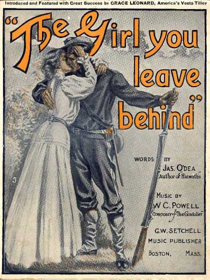 Sheet Music - The girl you leave behind