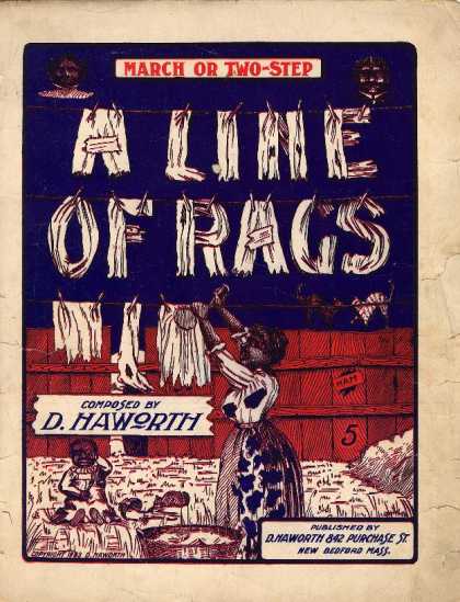 Sheet Music - Line of rags; March or two step
