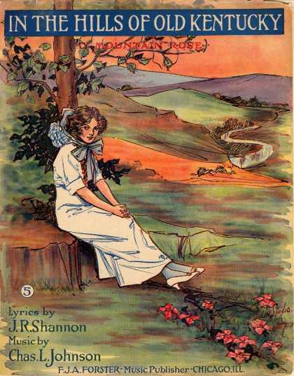 Sheet Music - In the hills of old Kentucky; My mountain rose