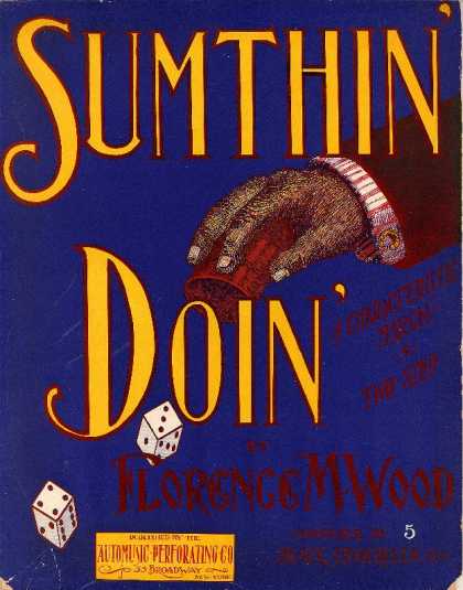 Sheet Music - Sumthin' doin' : Characteristic march & two-step