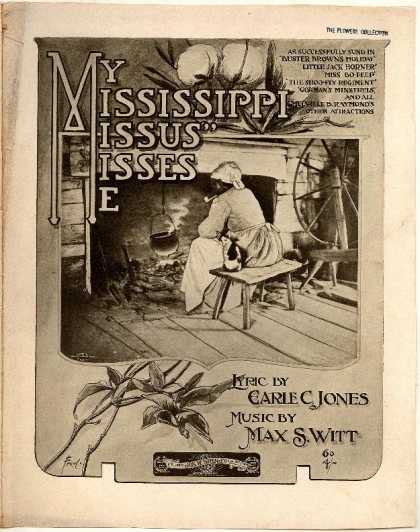 Sheet Music - My Mississippi missus misses me
