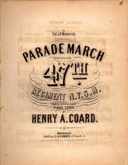 Sheet Music - Parade march
