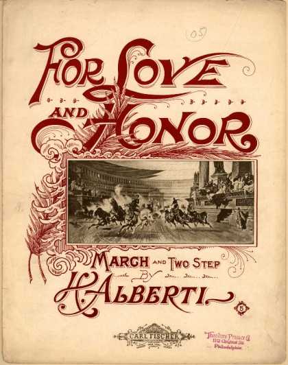 Sheet Music - For love and honor