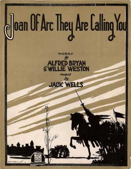 Sheet Music - Joan of Arc they are calling you
