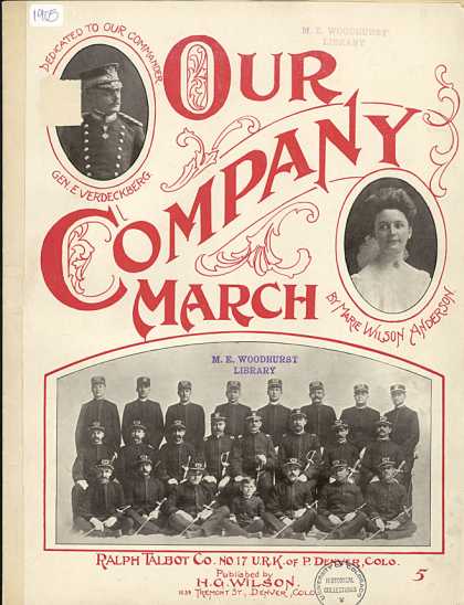 Sheet Music - Our company march