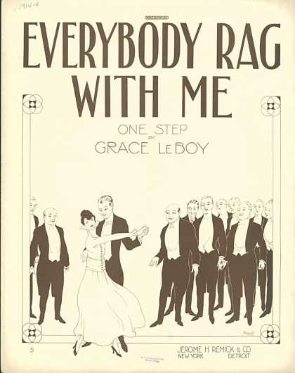 Sheet Music - Everybody rag with me
