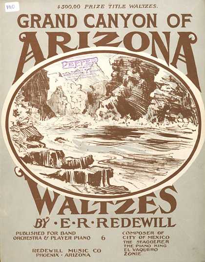 Sheet Music - Grand Canyon of Arizona