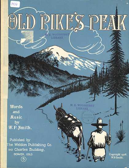Sheet Music - Old Pike's Peak