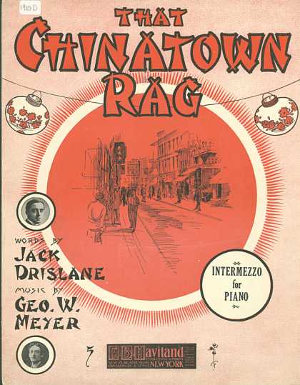 Sheet Music - The Chinatown rag