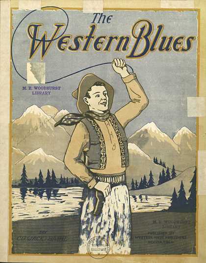 Sheet Music - The western blues