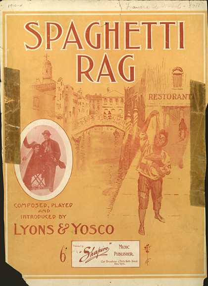 Sheet Music - Spaghetti rag