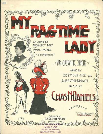 Sheet Music - My ragtime lady