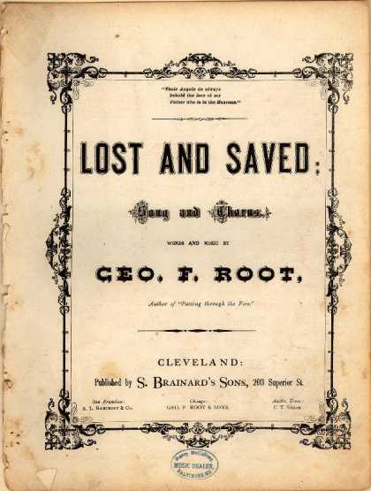 Sheet Music - Lost and saved