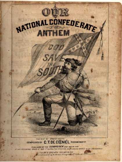 Sheet Music - God save the South; Our national Confederate anthem