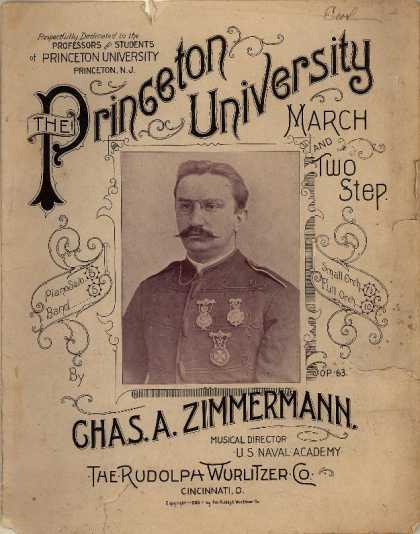 Sheet Music - Princeton University march and two step