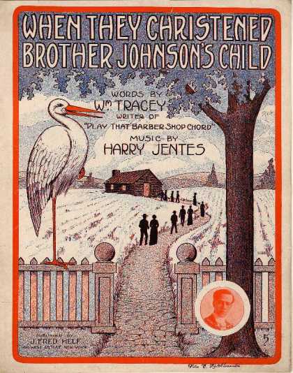 Sheet Music - When they christened Brother Johnson's child